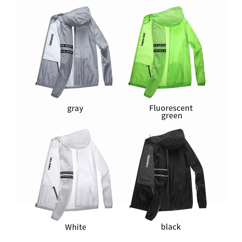 Running Gear Jacket - 태양 보호 남성 여름 사이클링 재킷