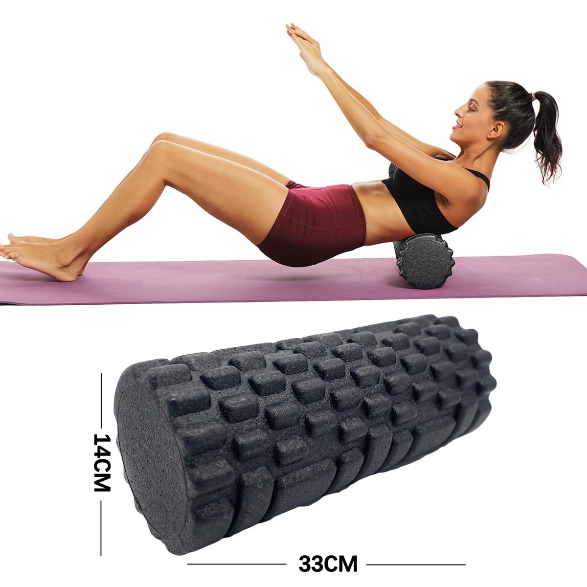 Muscle Roller Stick - 30/33cm 피트니스 폼 롤러 요가 마사지
