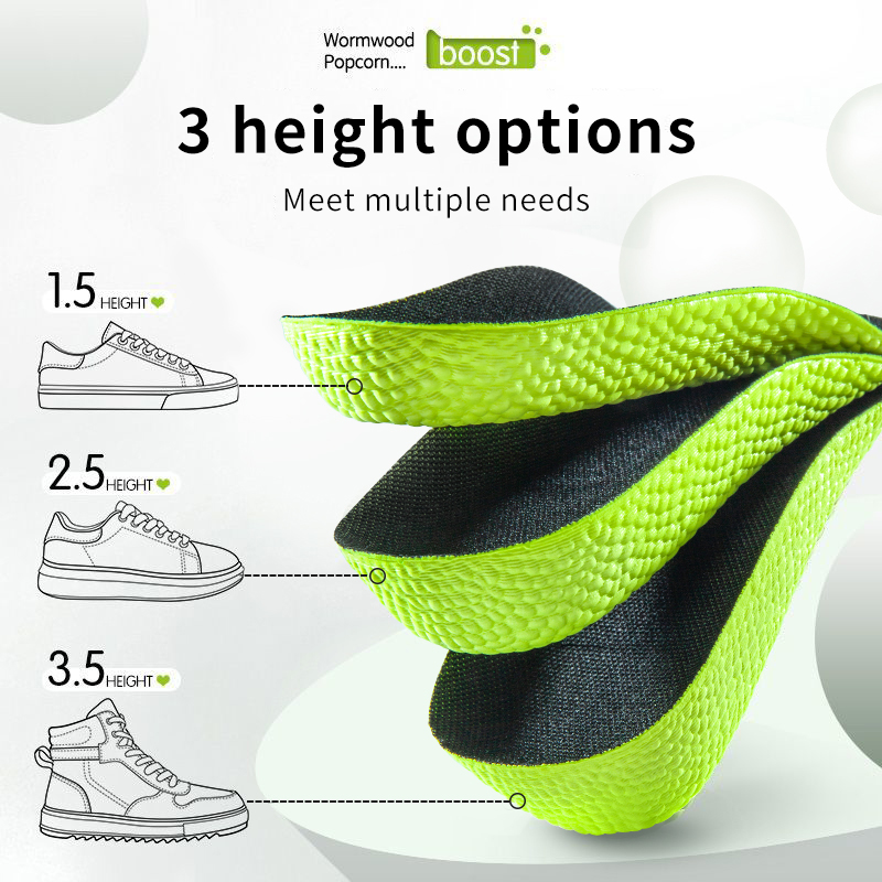 Insole Arch Support - 남녀공용 메모리폼 키높이 깔창, 평발 아치