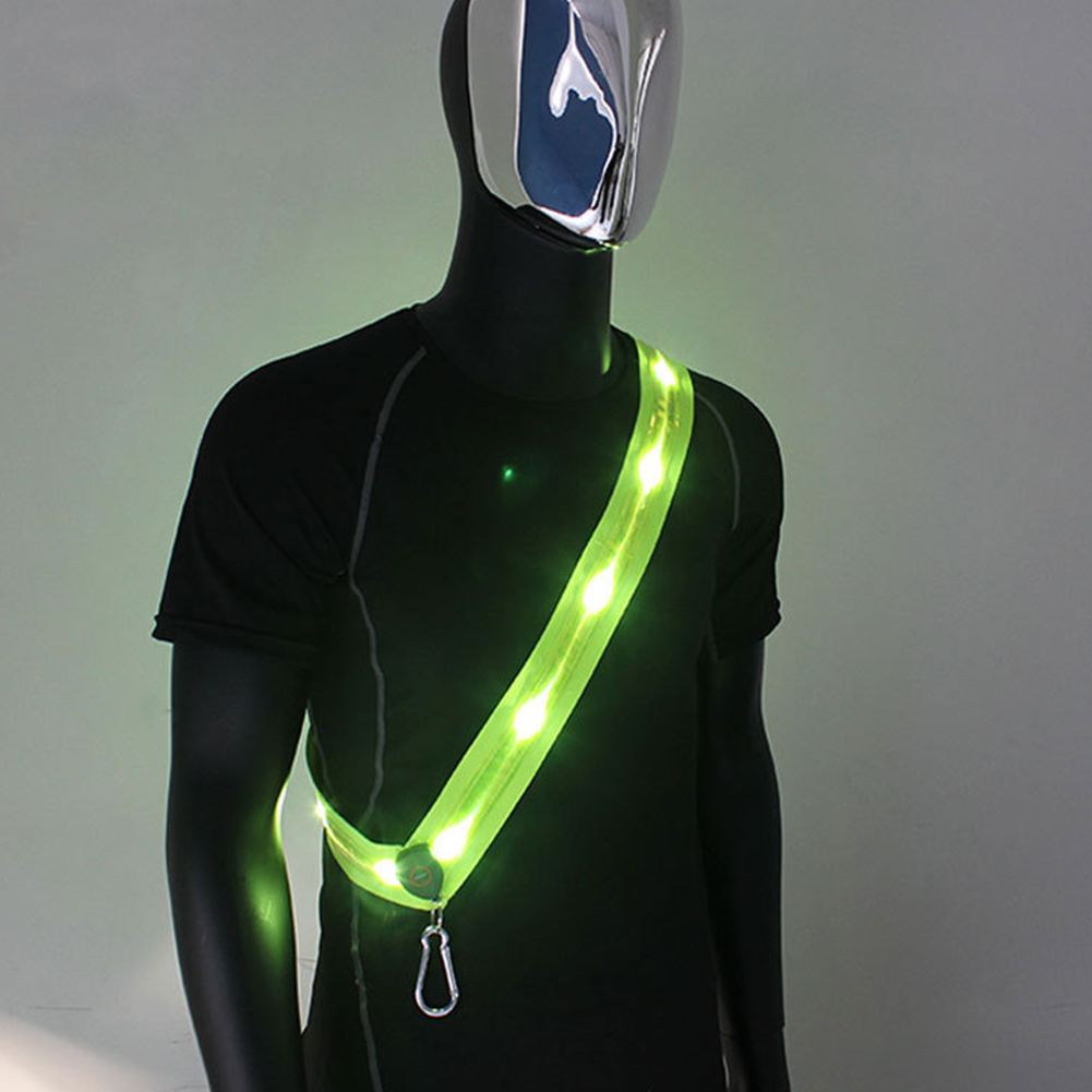 LED 러닝 벨트 남성 여성을위한 충전식 조명 어깨 끈 - Running Gear For Night 리뷰 및 가격