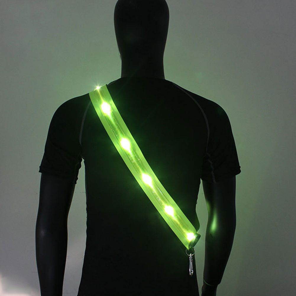 LED 러닝 벨트 남성 여성을위한 충전식 조명 어깨 끈 - Running Gear For Night 리뷰 및 가격