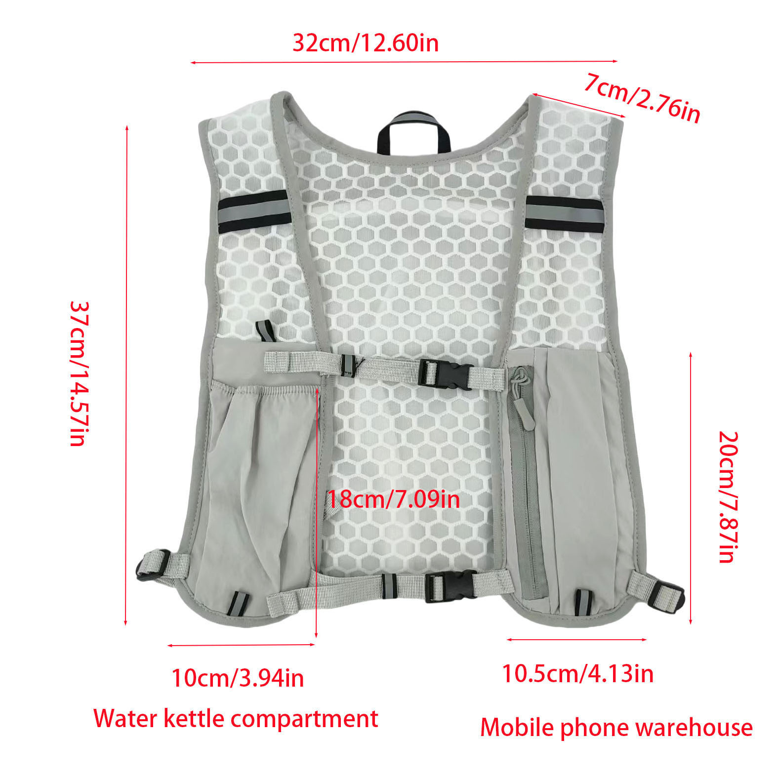 경량 러닝 조끼 (자전거 및 스포츠용) 반사 기능 수분 - Running Gear Satisfy 리뷰 및 가격