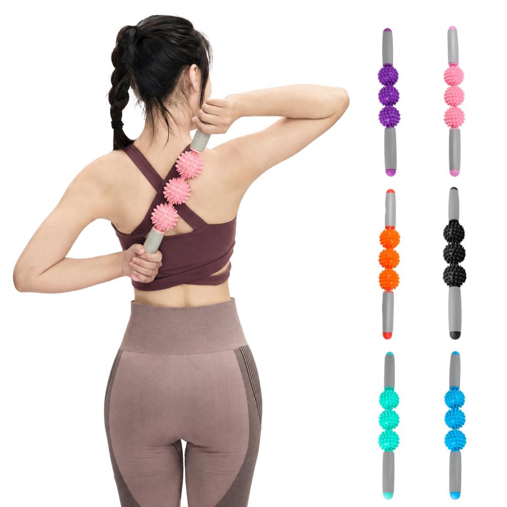 전문가용 5-스파이크 근막 마사지 롤러, 심부 조직 근 - Muscle Roller Stick 리뷰 및 가격