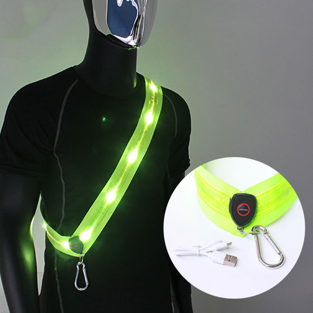 조명이 있는 어깨끈 충전식 사이클링 LED 어깨끈 야간 - Running Gear For Night 리뷰 및 가격