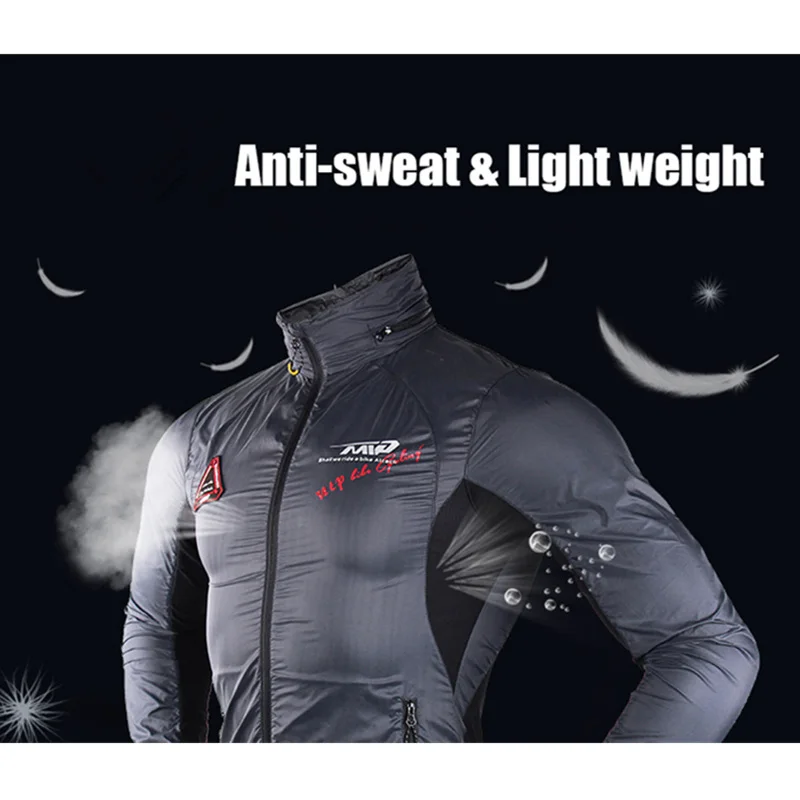 남성 및 여성용 반사 방수 사이클링 재킷, 방풍 MTB - Running Gear Jacket 리뷰 및 가격
