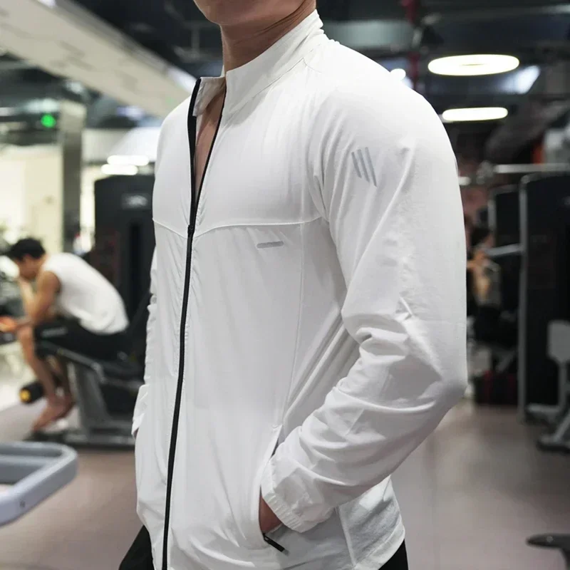 아이스 실크 얇은 셔츠 상의, 스포츠 러닝 코트, 자외 - Running Gear Jacket 리뷰 및 가격