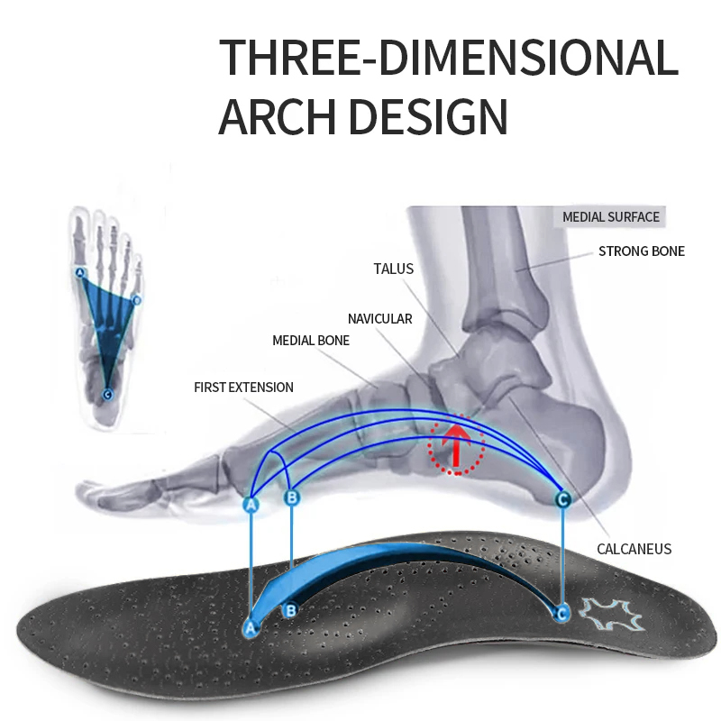 가죽 정형외과 깔창 정형외과 아치 지원 발등 평발 신발 - Insole Arch Support 리뷰 및 가격